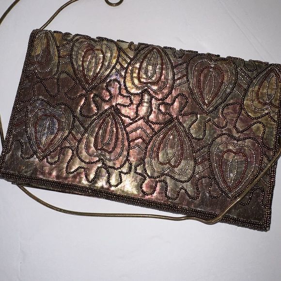 Vintage Magid Floral Evening Bag - Picture 4 of 5